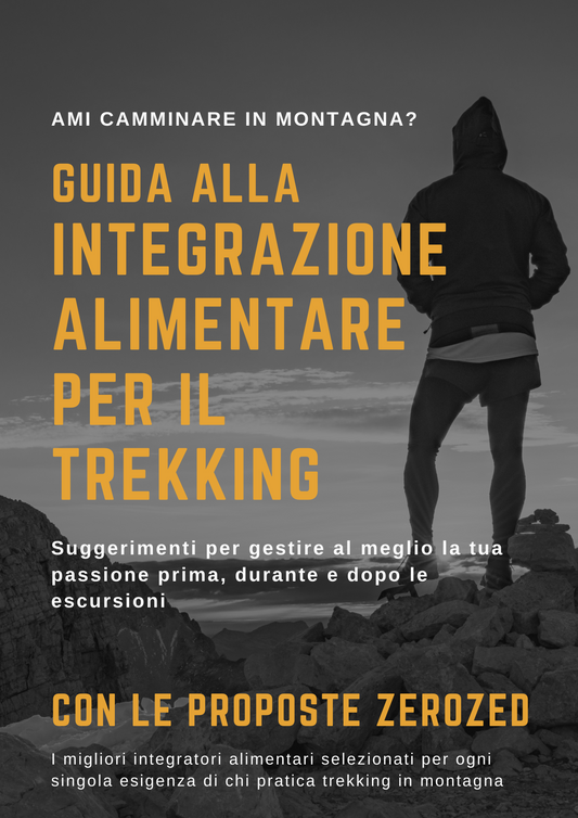 Integratori alimentari per il trekking.