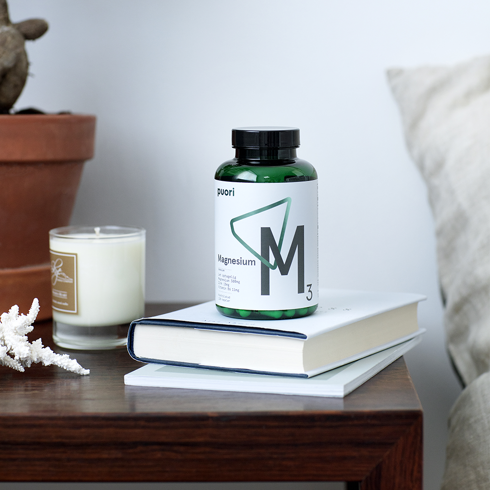 Puori M3 - Complesso di magnesio facilmente assorbibile - vegano - 120/180 capsule