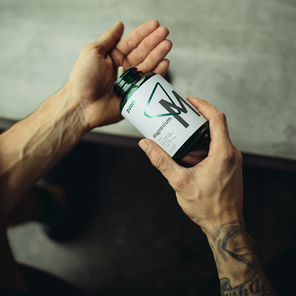 Puori M3 - Complesso di magnesio facilmente assorbibile - vegano - 120/180 capsule