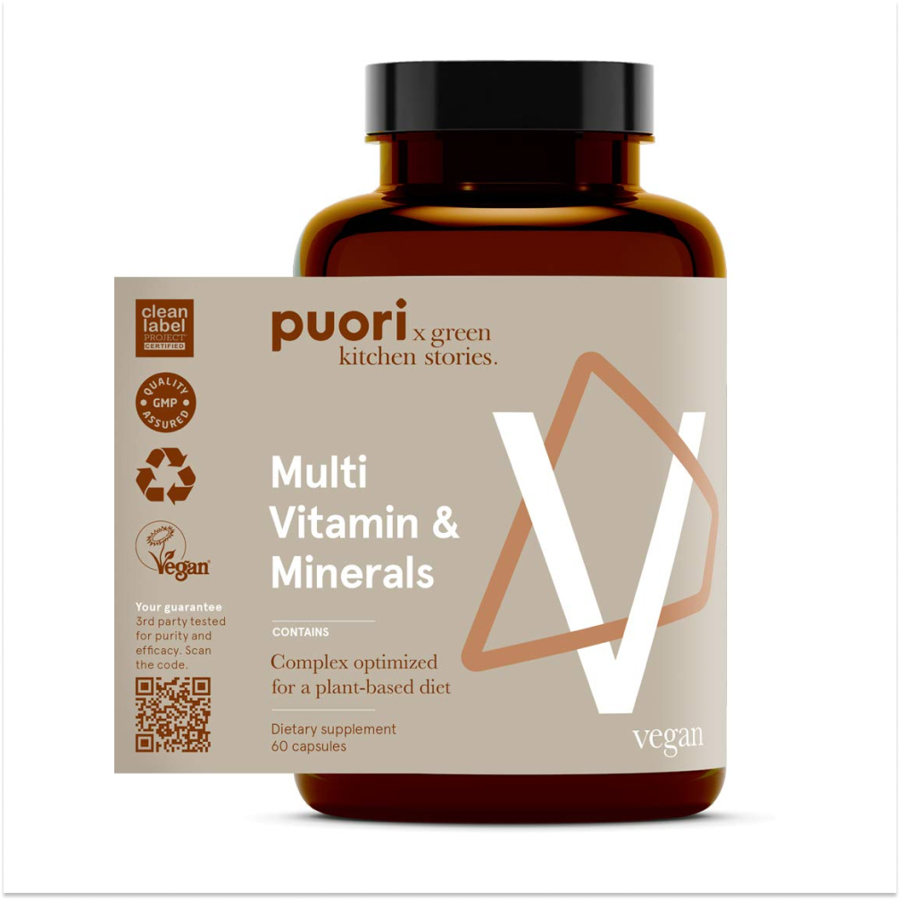 Puori V | Multivitam. e Minerali | Vegan | 60 caps