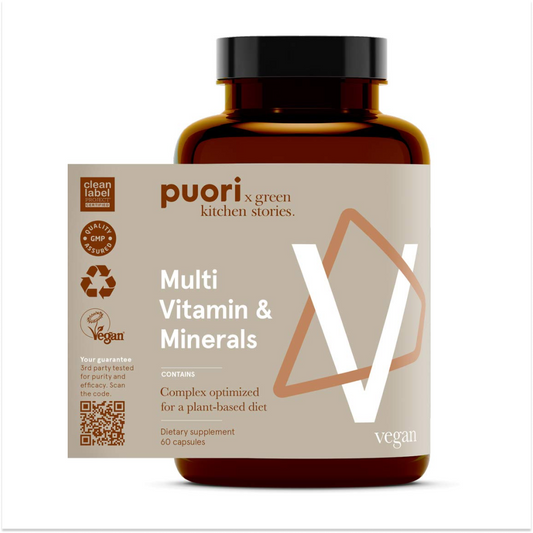 Puori V | Multivitam. e Minerali | Vegan | 60 caps